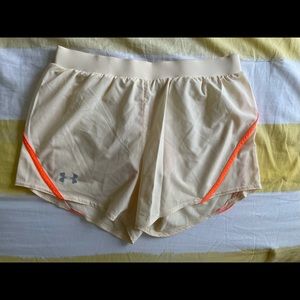 Cream Under Armour Shorts